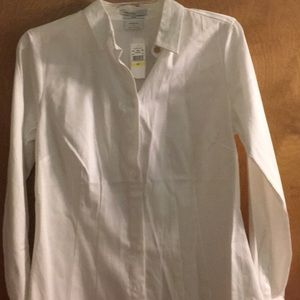 VanHeusen white button down shirt